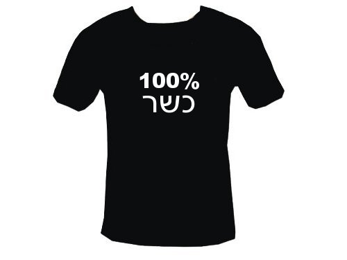 Israel 100% Kosher Hebrew /Yiddish Phrases T-Shirt