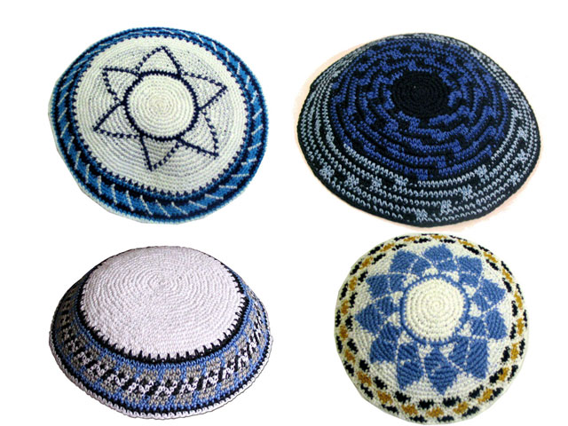 Knit Kippahs 4 for 1