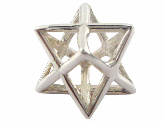 Merkabah Kabbalah Sterling Silver Pendant