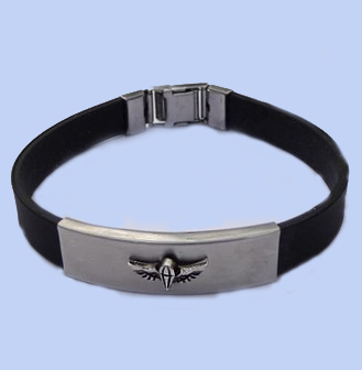 Israel Army Paratroopers Parachute Wings Mens Bracelet