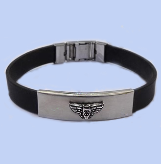 Israel Squadron Airborne Pilot Wings Mens Bracelet