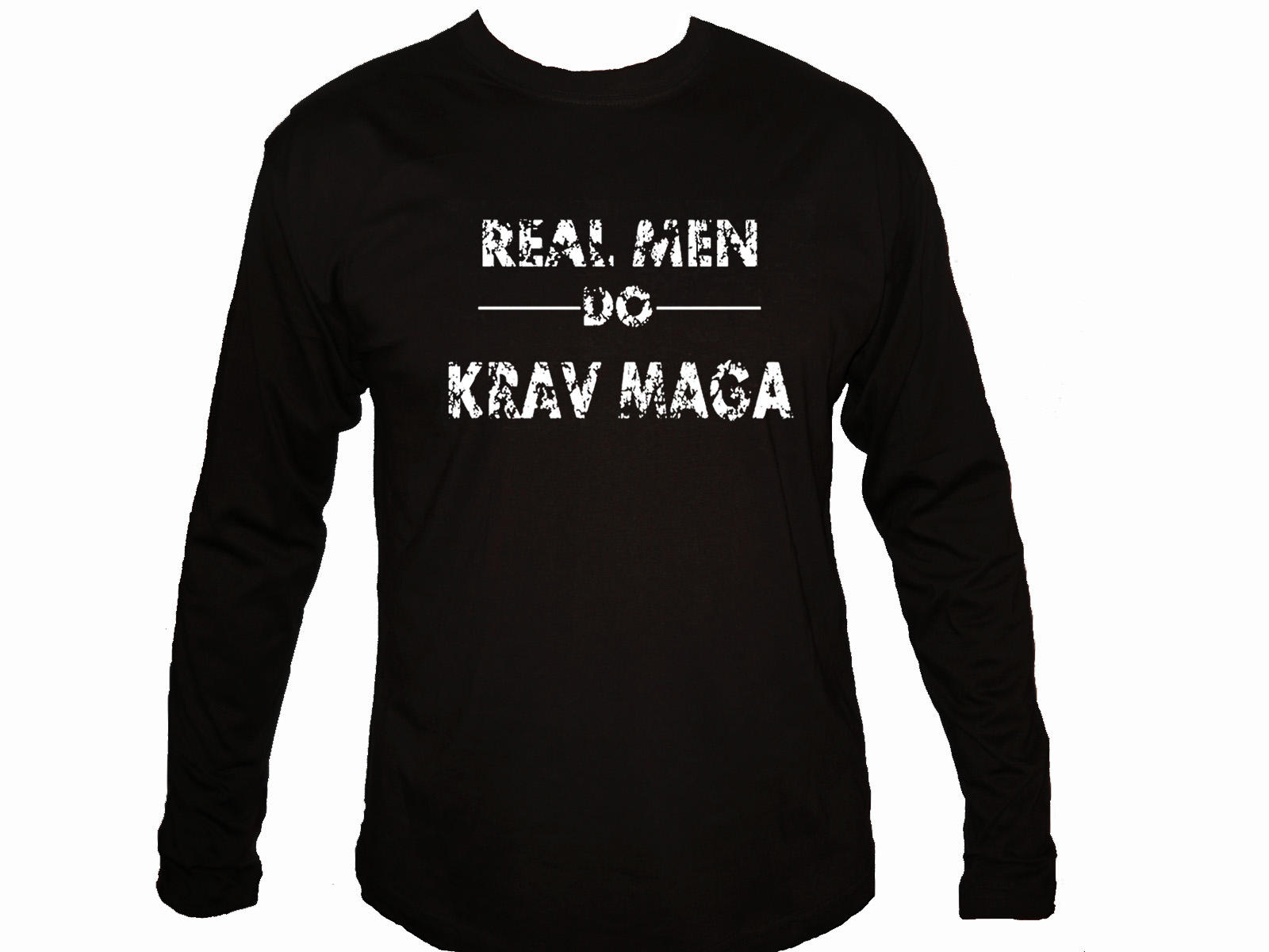 Real men do Krav Maga Long Sleeve tee shirt