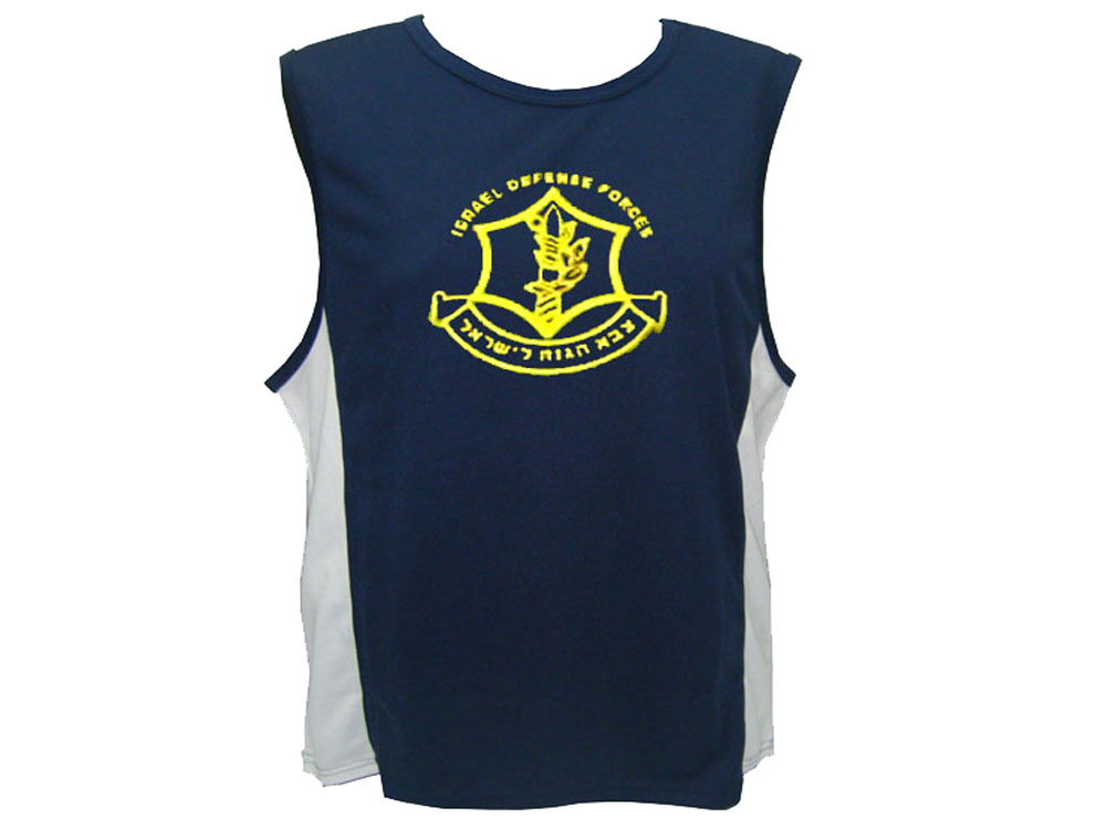 Israel army emblem Tzahal sweat absorbing tank top