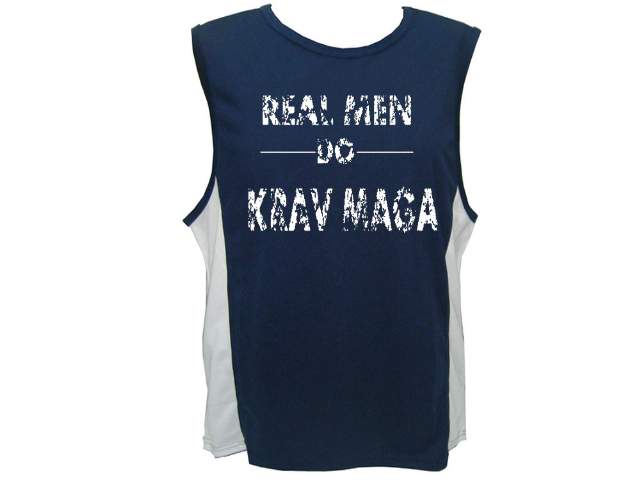 Real Men Do Krav Maga Training Sleeveless Shirt