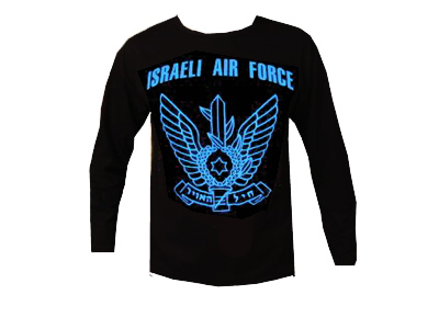 Israel Army Air Force IAF Long Sleeve Israel Army T-Shirt