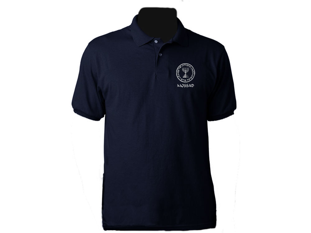 Mosasad Intelligence Agency polo styke sweat proof t-shirt