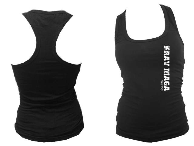 IDF Krav Maga (Close Combat) Israel ladies/girls slim sleeveless top shirt