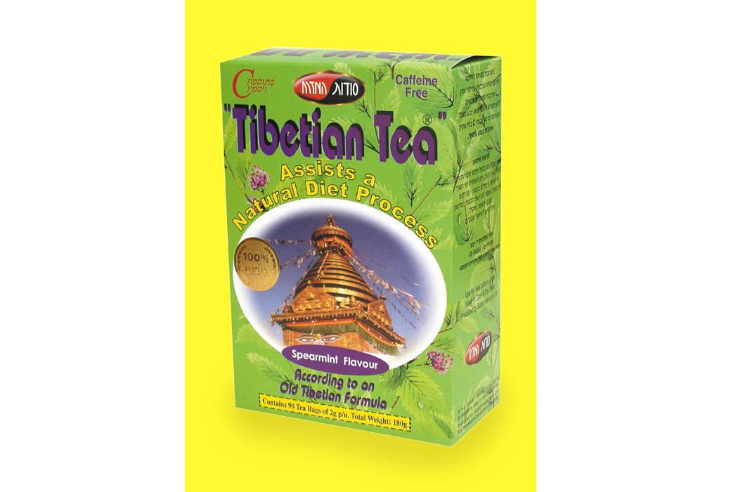 Kosher Sodot HaMizrah Tibetan ( tibetian ) Tea Spearmint Flavor Herbal Tea - Diet Tea for fast loose weight