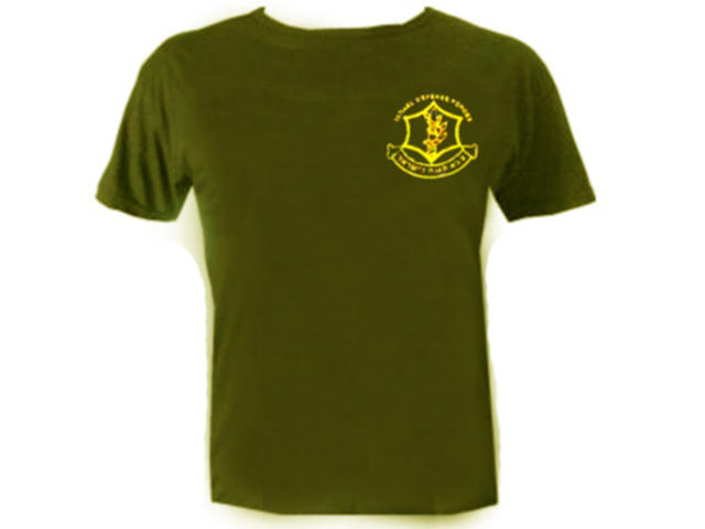 Israel Army IDF zahal Patriotic Silk Printed T-Shirt