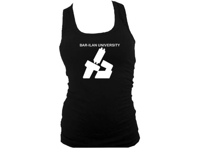 Israel Bar Ilan University Hebrew women tank top