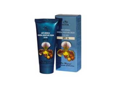 Bio Minerals Line ANTI-WRINKLE MINERAL MOISTURE CREAM For Men, SPF 15 75ml w/Dead Sea minerals