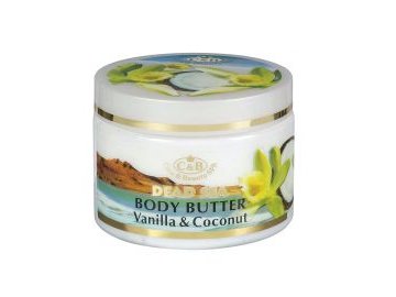 Care And Beauty Line Vanilla  Coconut Body Butter w/Dead Sea minerals