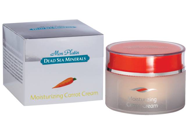 Mon Platin Line Moisturizing Carrot Cream w/Dead Sea minerals