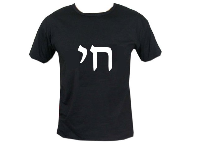 Israel t Chai (Hi,Life, chai) Hebrew Words Israel T-Shirt