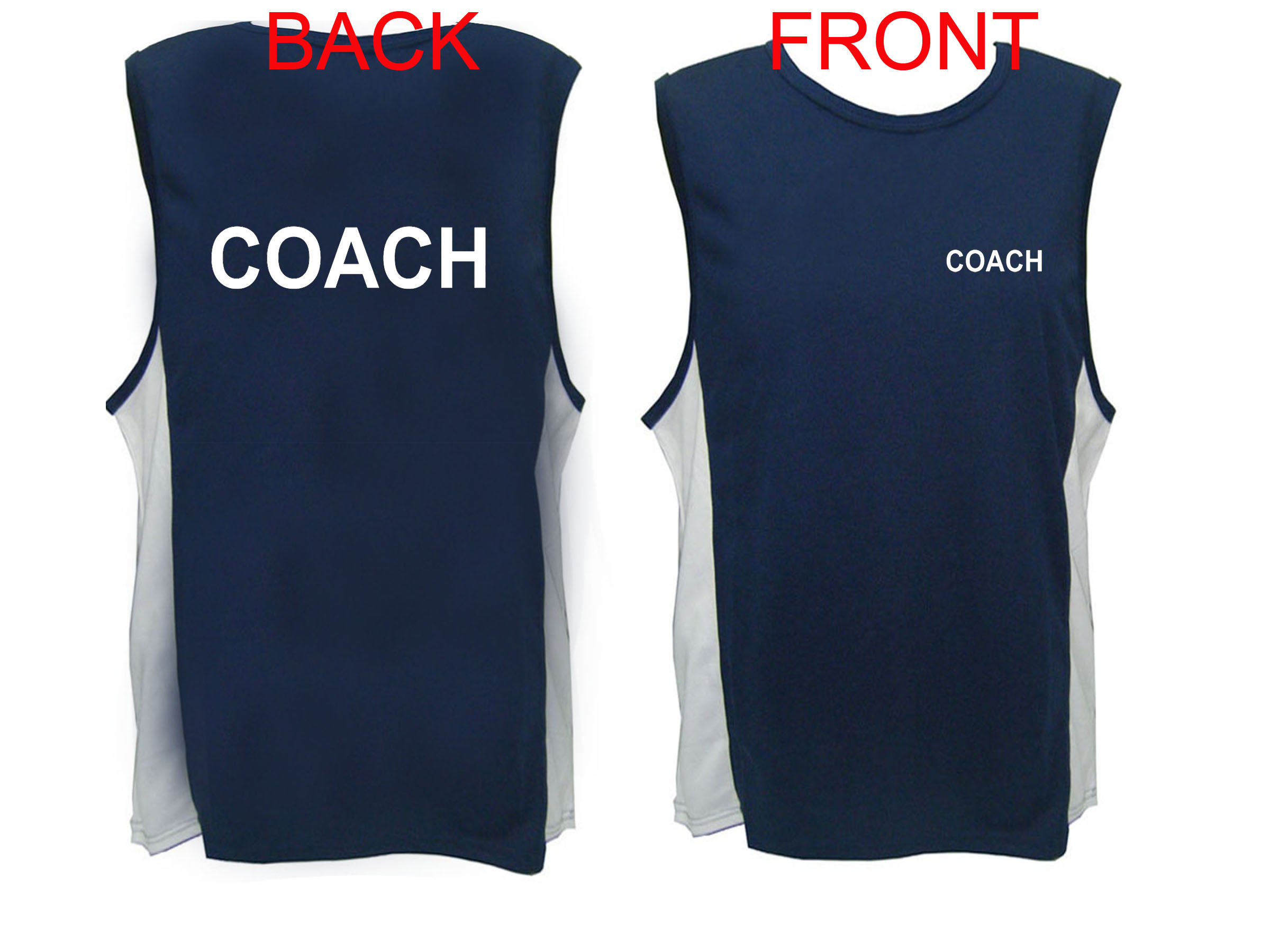 Coach sweat proof fabric workout tank top