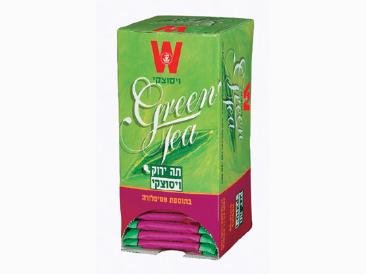 Israel kosher Wissotzky Green Tea with Passion Fruit (25 bags)