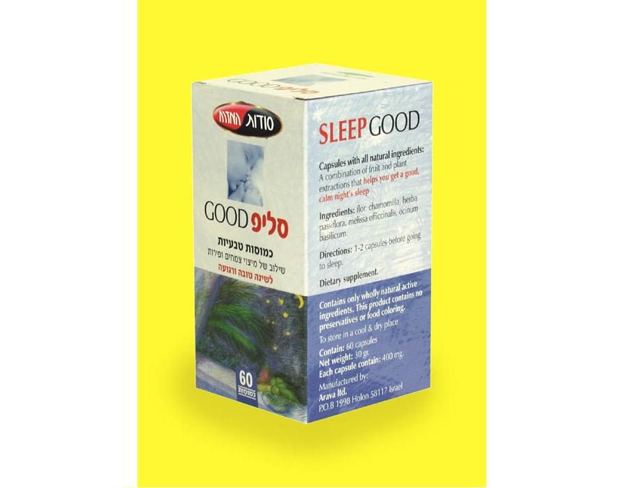 Good sleep Natural herbal capsules for good and relaxed sleep. Kosher