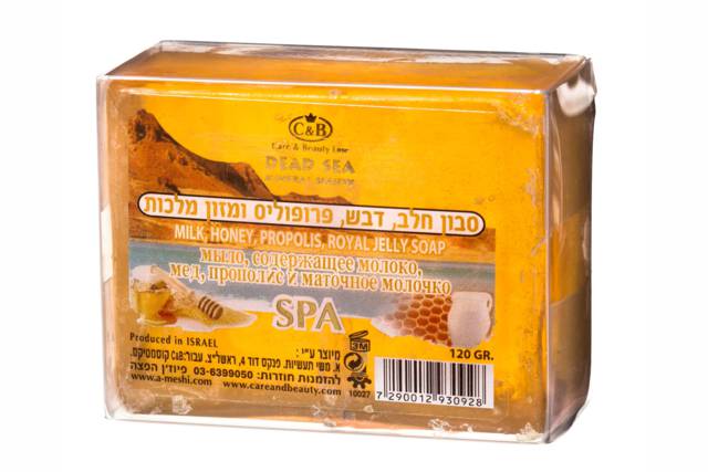 C&B Dead Sea Minerals Milk honey propolis Solid Soap