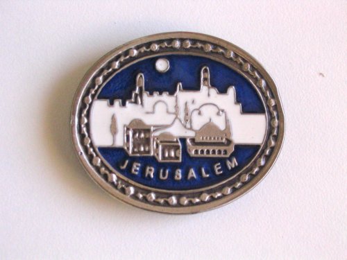 Jerusalem metal refrigerator magnet