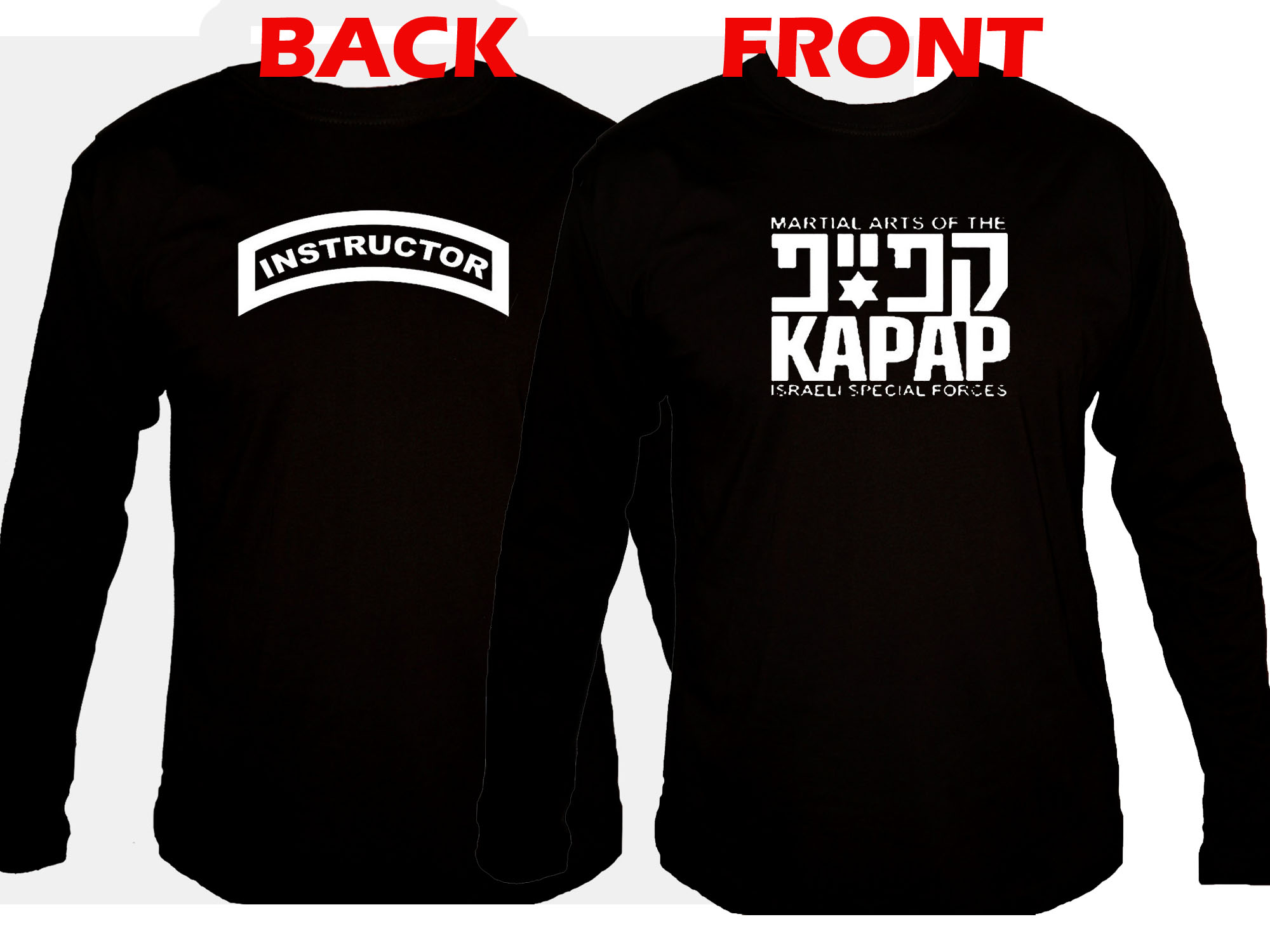 Kapap Instructor sleeved t-shirt