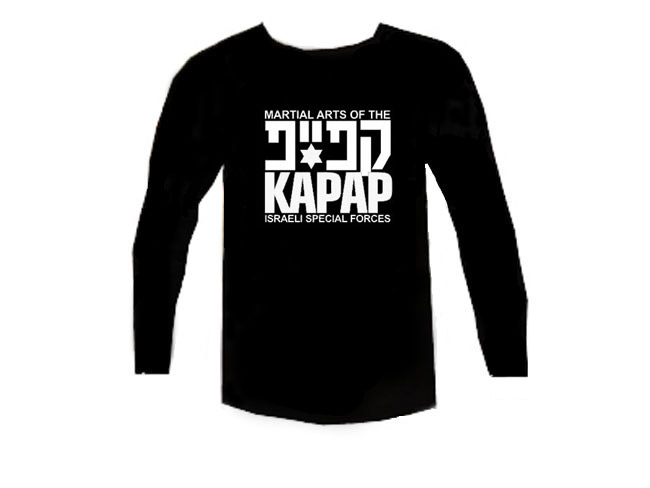 KAPAP Israel Army Martial Arts Hooded sleeved t-shirt