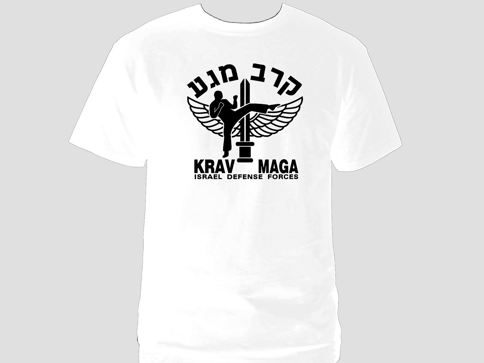 Krav maga close combat white t-shirt 3