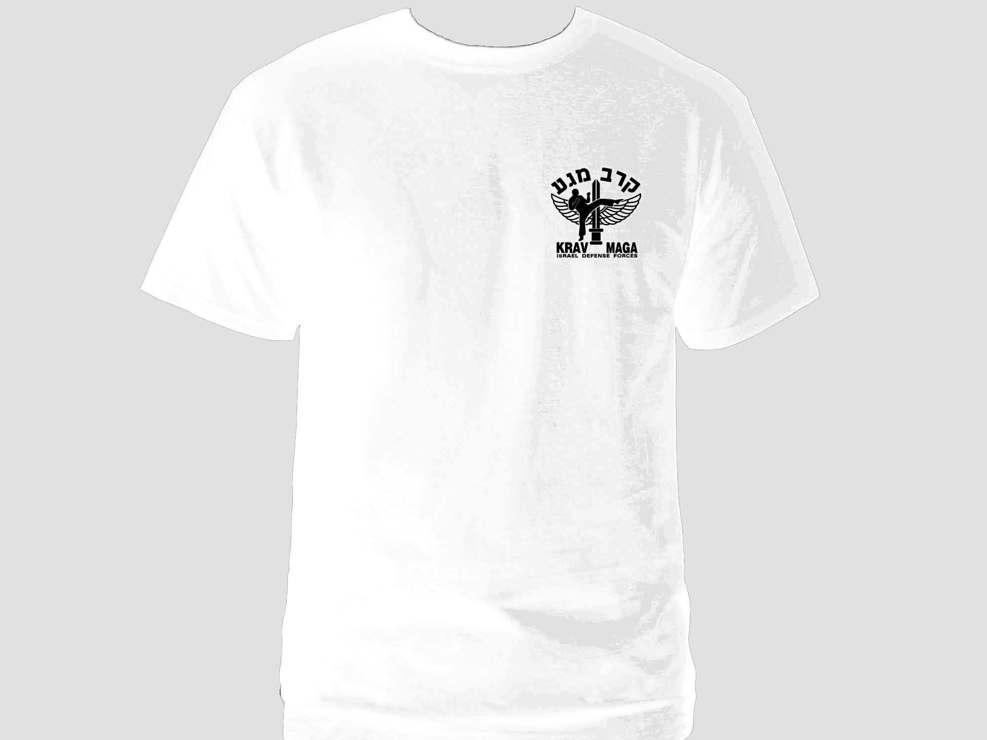 Krav Maga Martial Arts white t-shirt 2