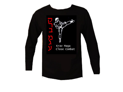 Israel Krav Maga (Close Combat) Long Sleeve Israel T-Shirt