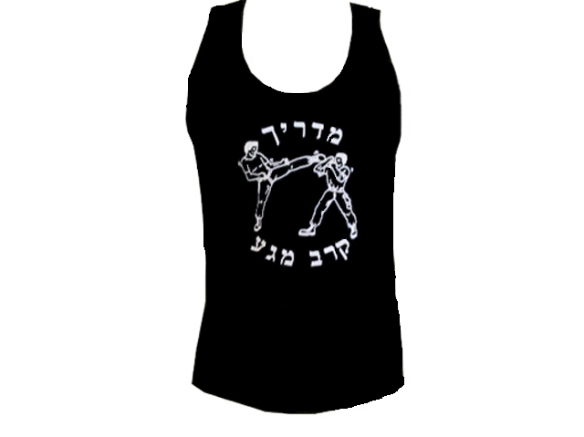 Krav maga (close combat) Instructor mens sleeveless muscle tank top