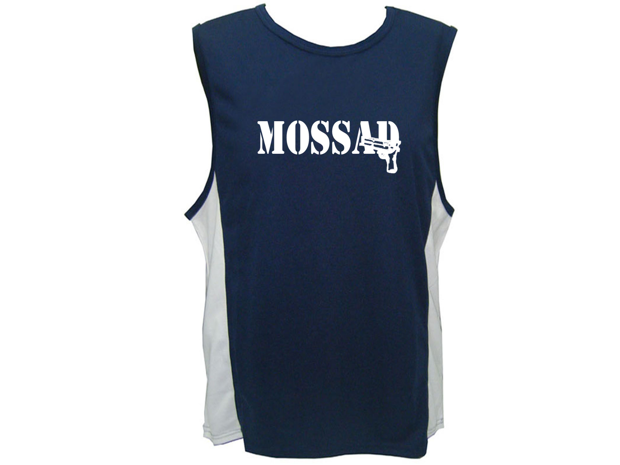 Israel secret service Mossad CIA tank top sweat proof polyester