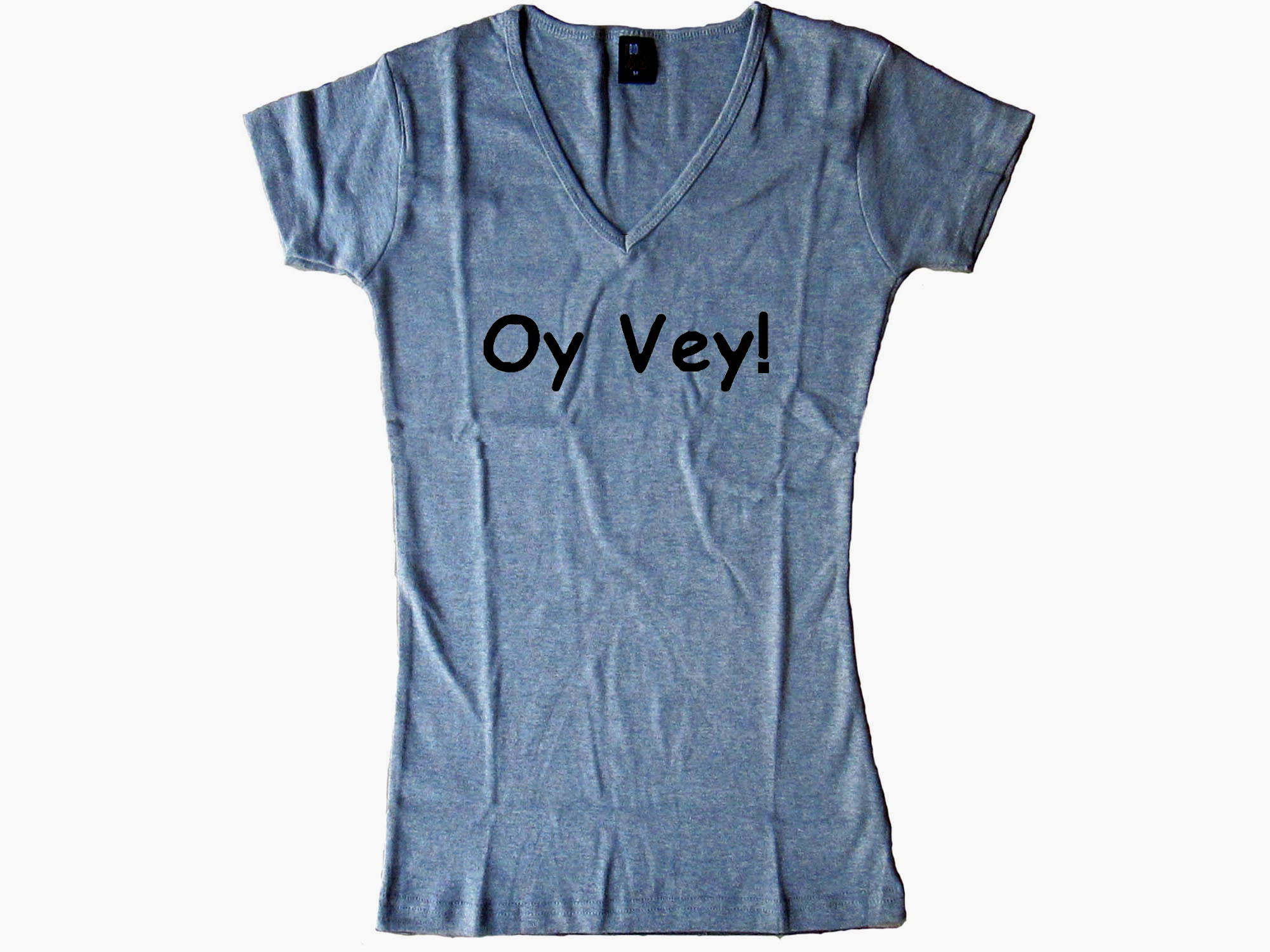 Oy Vey Oi Vay Oye Ve Yiddish Funny Jewish women gray t-shirt