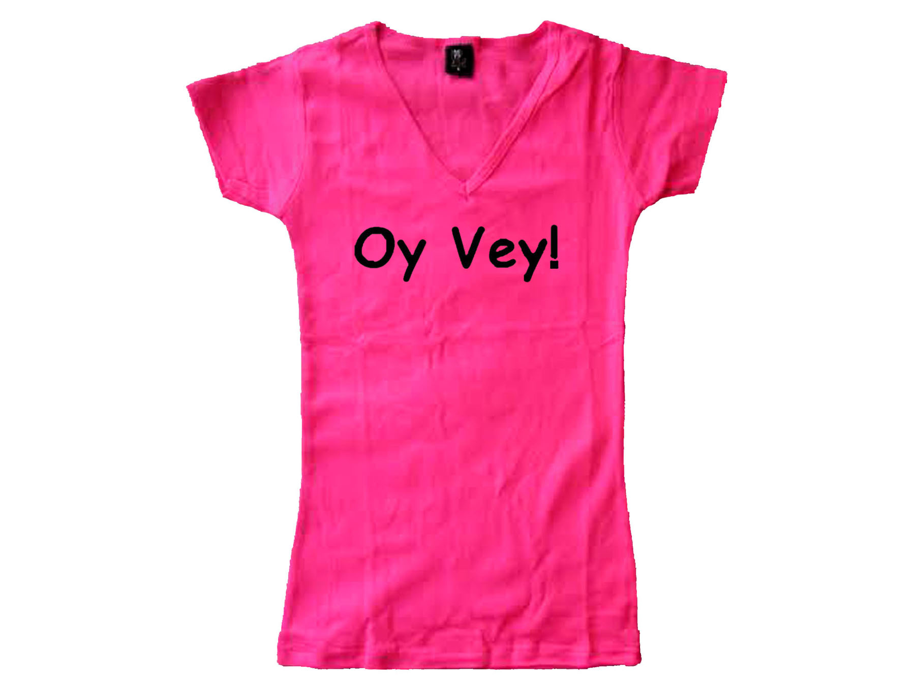 Oy Vey Yiddish Funny Jewish Humour women pink t-shirt