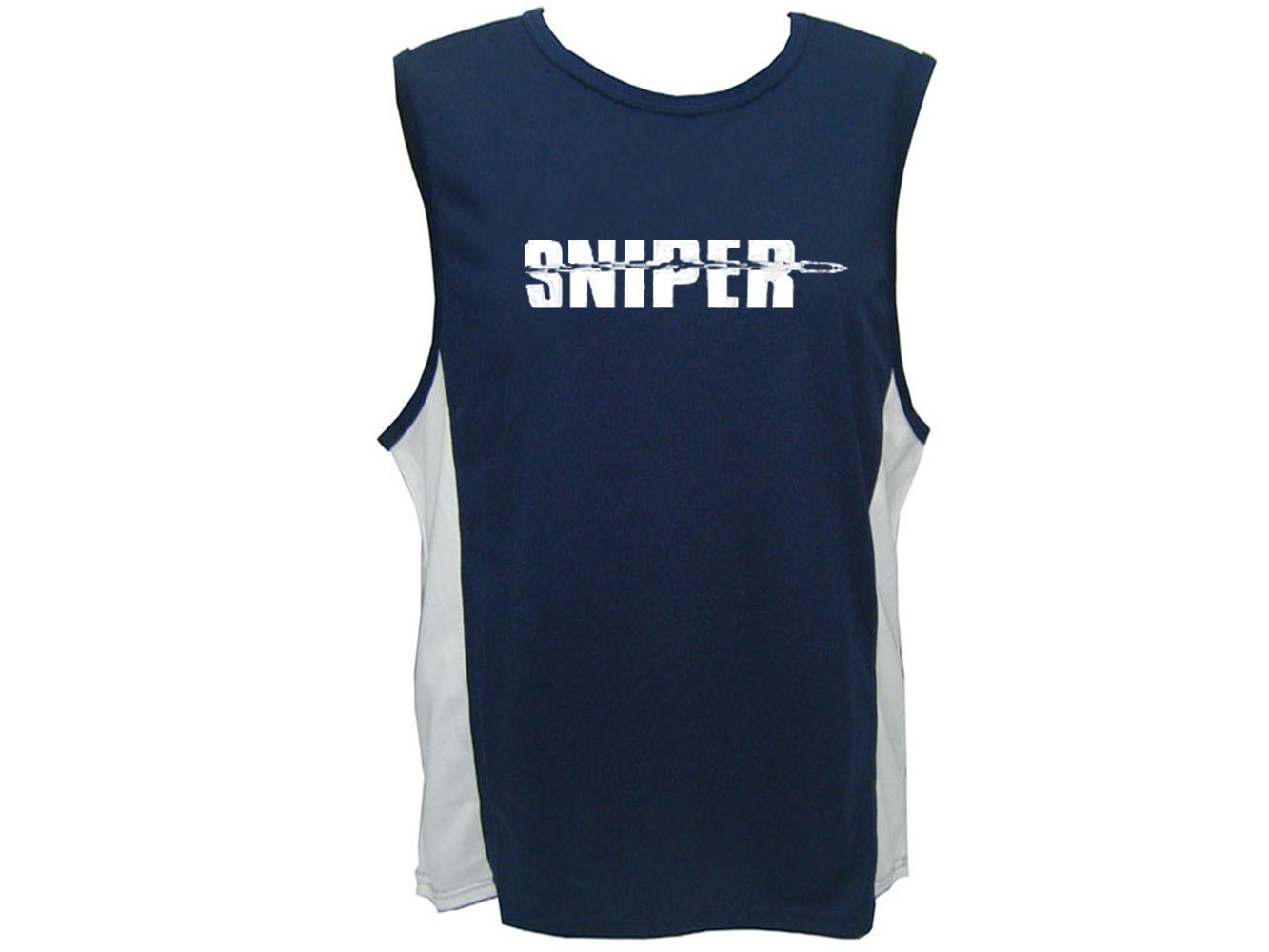 Sniper moisture wicking polyester (dri fit) tank top