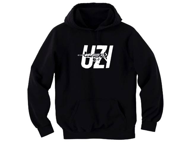 UZI Machine Gun Israel Rifle Pullover Hoodie