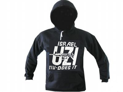 UZI MAchine Gun Israel Sweatshirt A